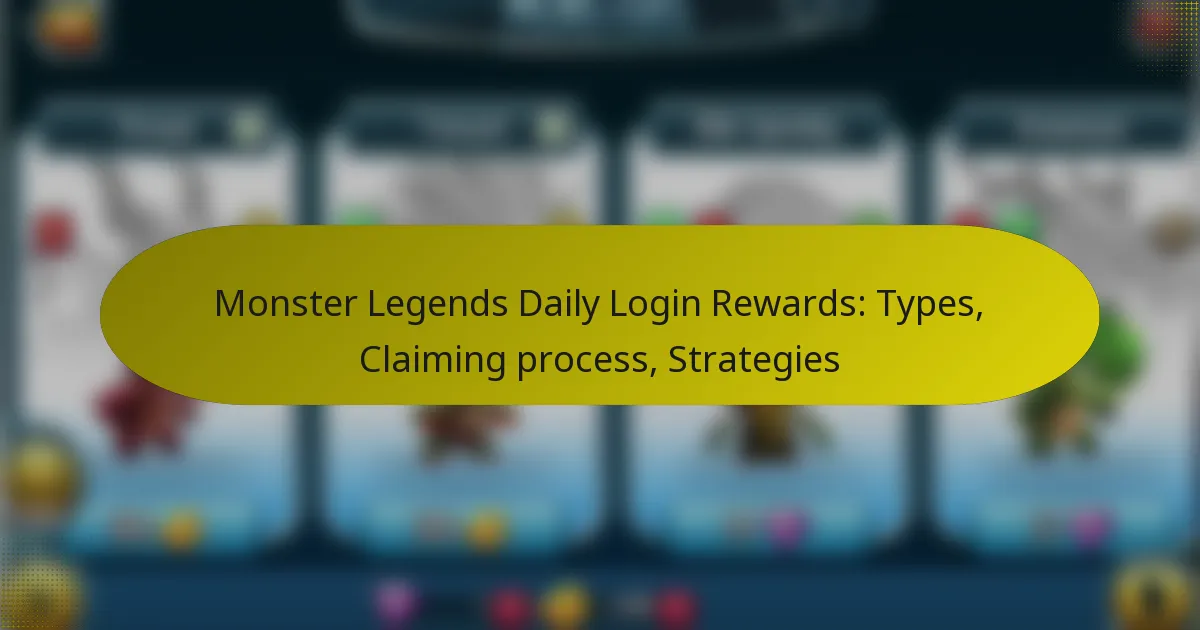 Monster Legends Daily Login Rewards: Types, Claiming process, Strategies